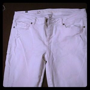 Lauren Conrad white jeans